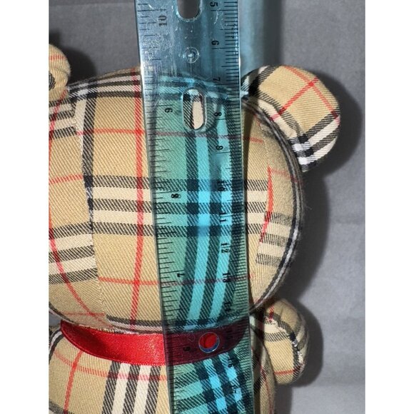 VINTAGE BURBERRY TEDDY BEAR PLUSH FRAGRANCE NOVA CHECK RARE FIND - Picture 6 of 7